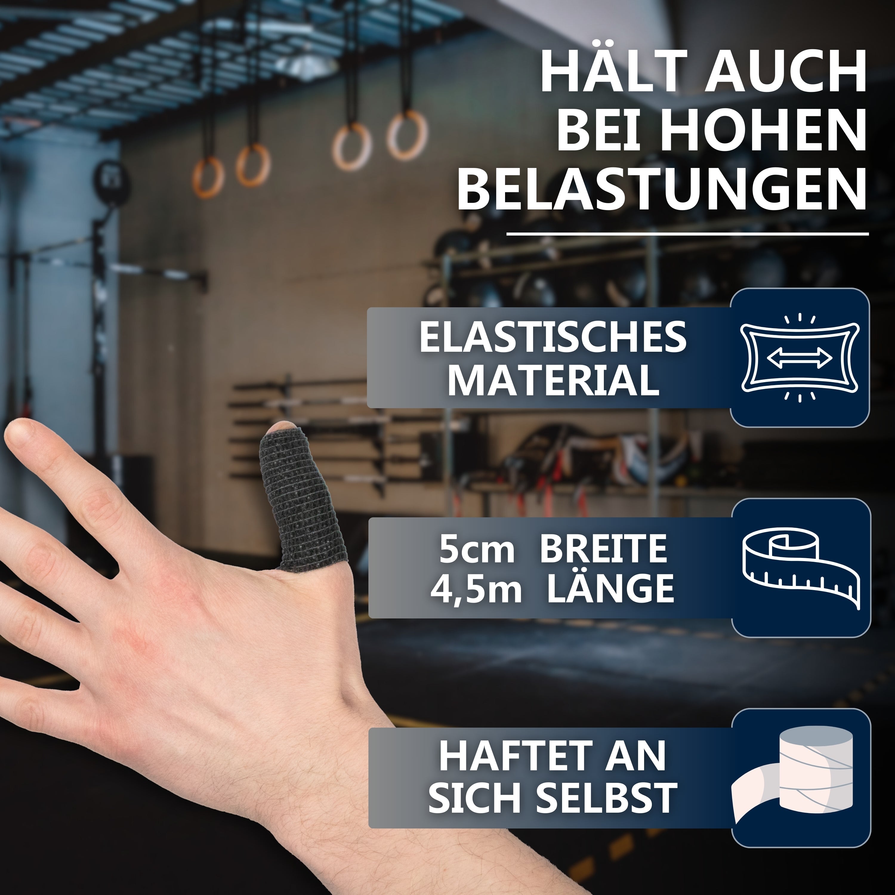 Haftbandage - 5cm x 4,5m